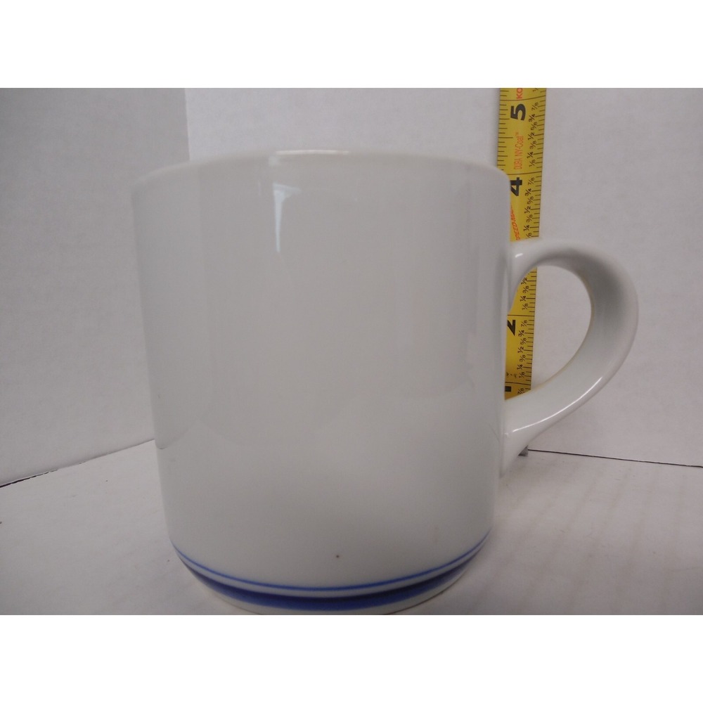 Vintage 1984 CMI Tea Cup Mug W/Side Tea Bag Holder 10 oz